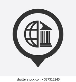 Bank icon. 