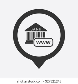 Bank icon. 