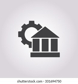 Bank icon.
