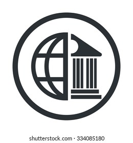 Bank icon. 