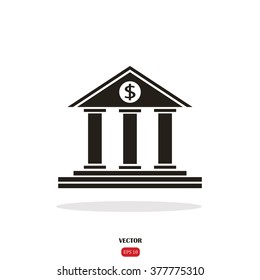 Bank Icon. 