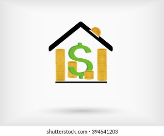 Bank Icon. 