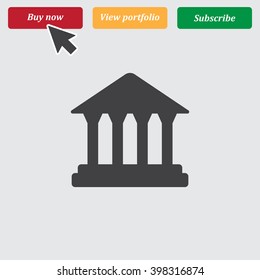 Bank Icon. 