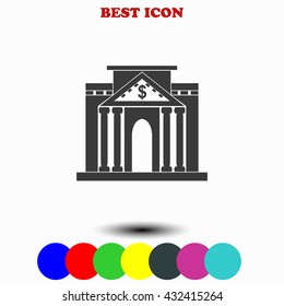 Bank icon. 