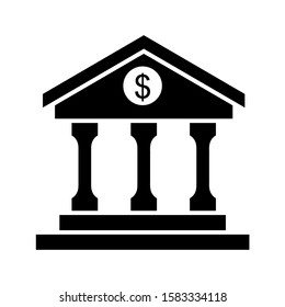 bank icon collection, trendy style