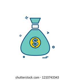 Bank icon design vector 