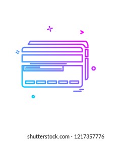 Bank icon design vector 