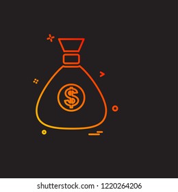 Bank icon design vector 