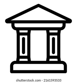 bank icon design, vector illustration, best used for web app