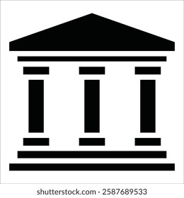 Bank Icon Element For Design