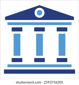 Bank Icon Element For Design