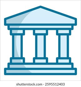 Bank Icon Element For Design