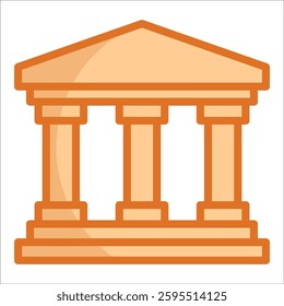 Bank Icon Element For Design