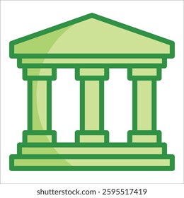 Bank Icon Element For Design