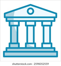 Bank Icon Element For Design