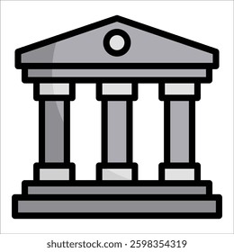 Bank Icon Element For Design