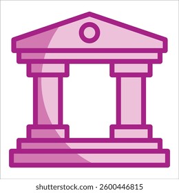 Bank Icon Element For Design