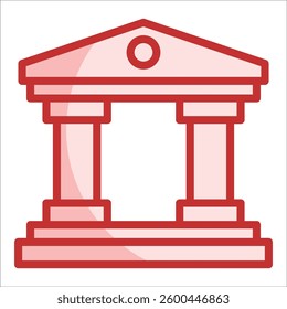 Bank Icon Element For Design