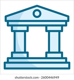 Bank Icon Element For Design