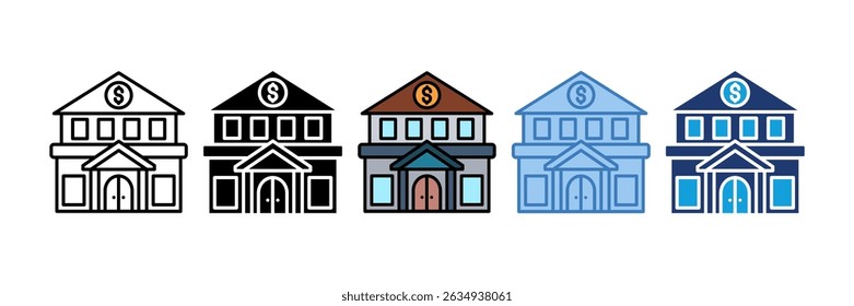 Banksymbol-Element für Design