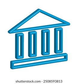 Bank icon illustration design vector template