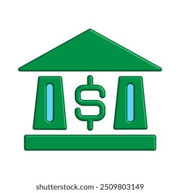 Bank icon illustration design vector template