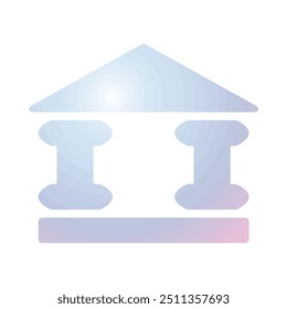 Bank icon illustration design vector template