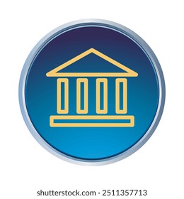 ícone Banco ilustração design vetor modelo