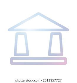 Icono de banco ilustración diseño Vector Plantilla