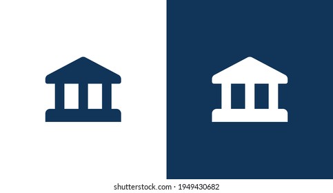 Symbol auf der Bank, einzelne Vektorsymbol