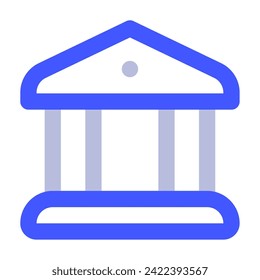 Bank Icon Illustration for web, app, infographic, etc
