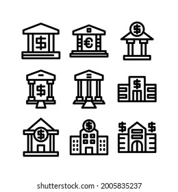 bank icon or logo isolated sign symbol vector illustration - Collection of high quality black style vector icons
