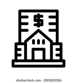 bank icon or logo isolated sign symbol vector illustration - high quality black style vector icons
