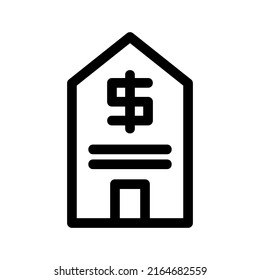 bank icon or logo isolated sign symbol vector illustration - high quality black style vector icons
