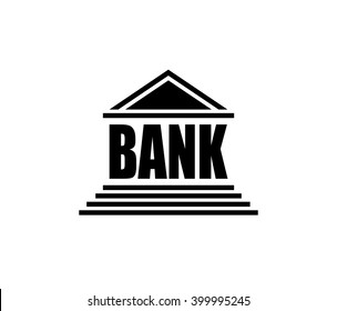 Bank Icon. Bank Logo. Vector.