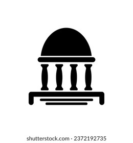 bank icon on white background