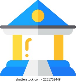 Bank Icon. Pixel Perfect Icon suitable for any design
