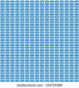 Bank icon seamless pattern