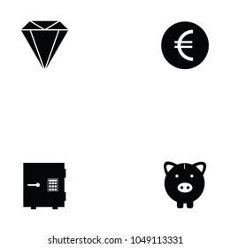bank icon set