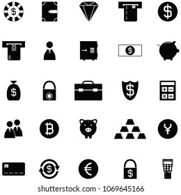 bank icon set