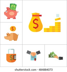 Bank Icon Set