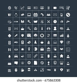 Bank Icon Set