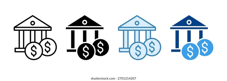 BanksymbolSammlung mehrerer Stile festlegen