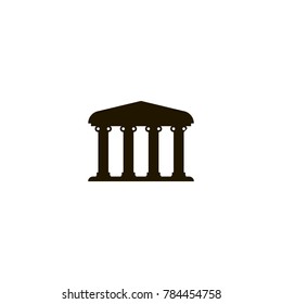bank icon. sign design