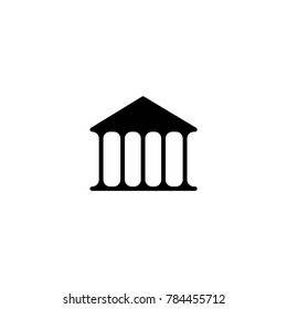 bank icon. sign design