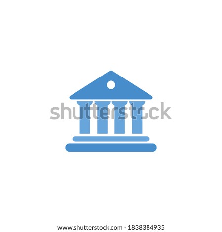 Bank icon, Bank icon sign and symbol vector design