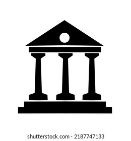 bank icon with simple design