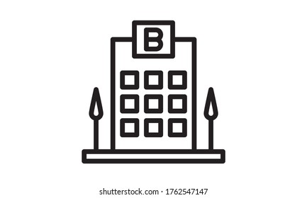 	
Icono de banco. Ilustración simple del icono del vector bancario para la web