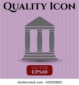 Bank icon or symbol