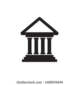 Bank icon symbol vector. eps 10. on white background
